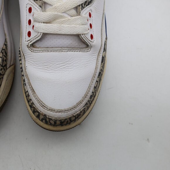 Nike Air Jordan 3 Retro OG Mid True Blue 2016 Men's US Size 10.5 Sneakers - Picture 12 of 12